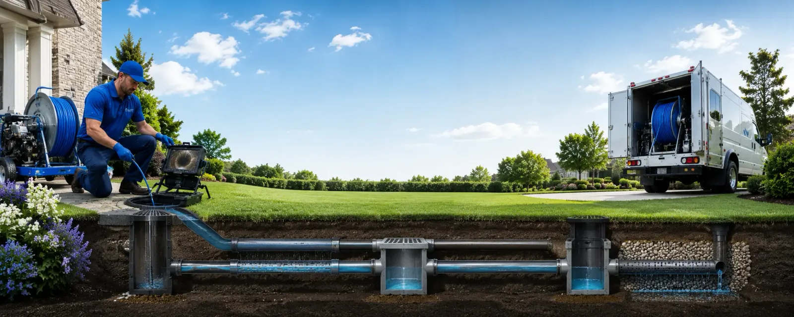 Outdoor drain cleaning information for Jerome, MI