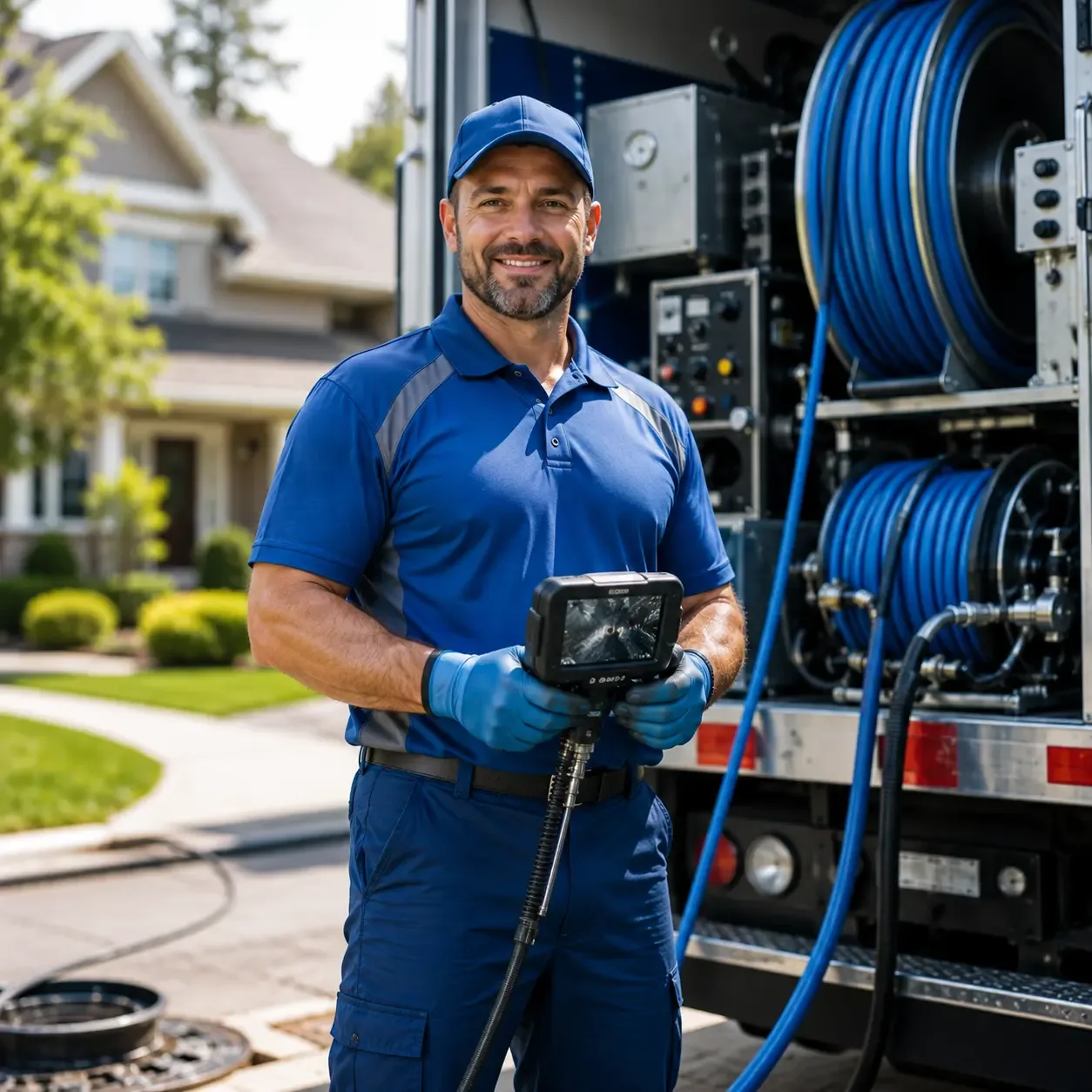 Local outdoor drain cleaning specialists in Jerome, MI